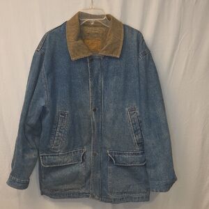 Sonoma Denim Jacket with Brown Collar